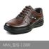 [Dr.K] Zapatos para caminar para hombre Zapatillas de deporte cómodas Curación1 Zapatillas de moda de cuero marrón oscuro con soporte para el arco, zapatos para caminar para el alivio del dolor de pie y talón-Hecho en Corea